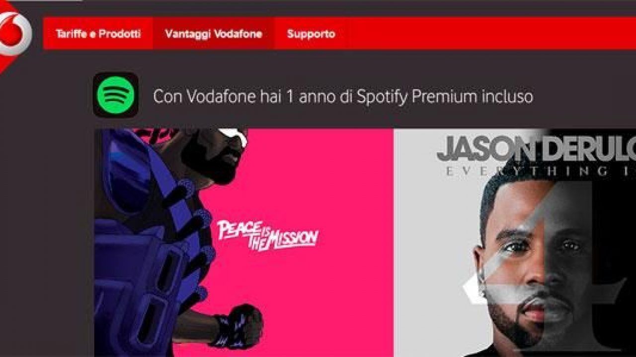 Spotify Premium Gratis con Vodafone: come attivare 