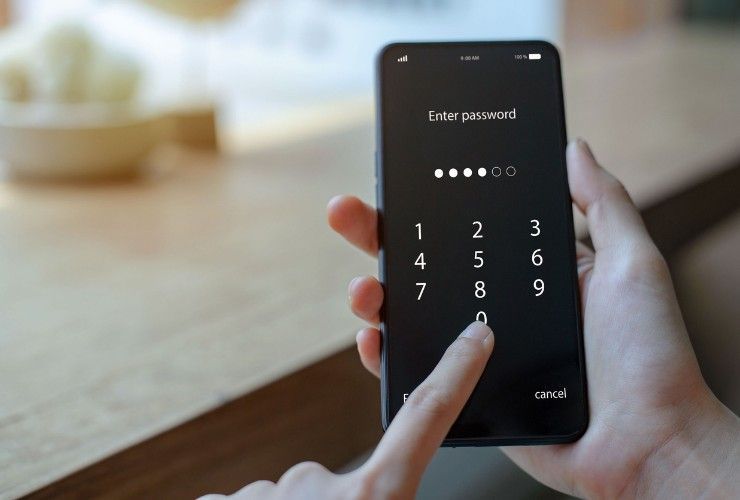 Password smartphone