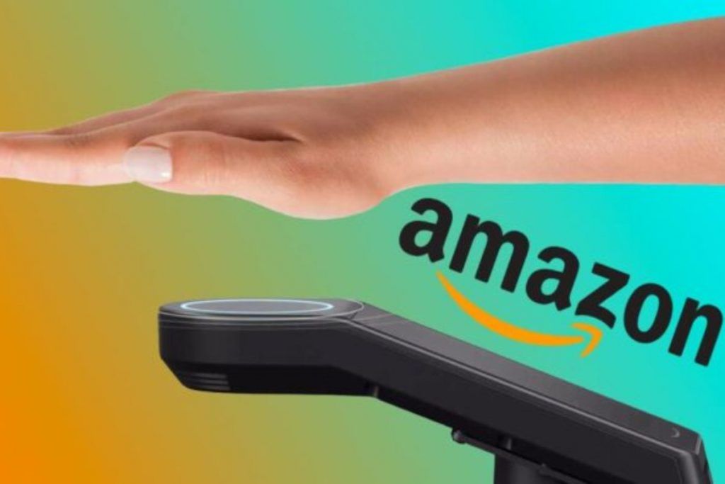 Amazon permette il pagamento con il palmo della mano