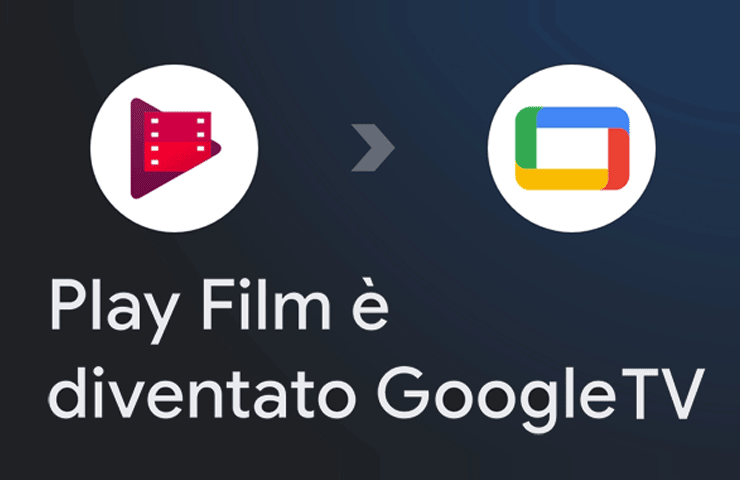 Google Play Film diventa Google TV - loghi modifica