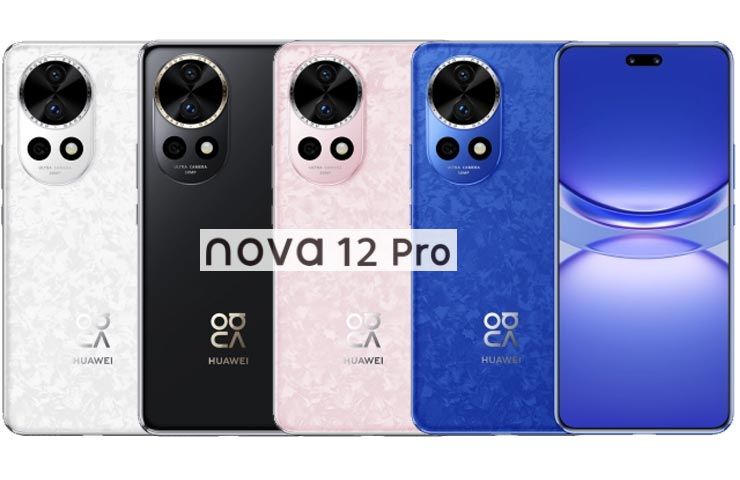 smartphone Huawei Nova 12 Pro fronte e retro