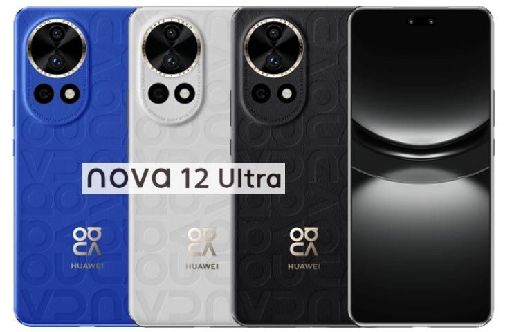 smartphone Huawei Nova 12 Ultra fronte e retro