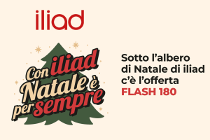 Iliad Flash 180 - promo offerta natalizia 2023