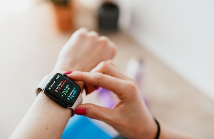 Smartwatch indica i parametri Smartwatch indica i parametri