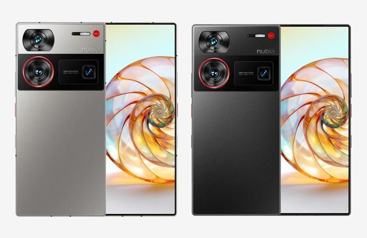 smartphone ZTE Nubia Z60 Ultra - Black e Silver