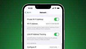 iPhone indirizzo privato Wi-Fi