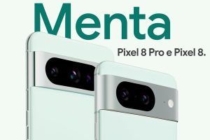 smartphone Google Pixel 8 Pro e Pixel 8 nella colorazione menta