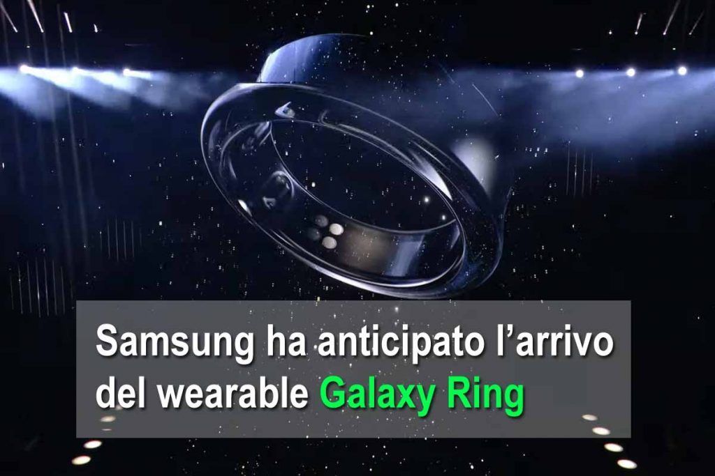 Samsung Galaxy Ring - anteprima al Samsung Galaxy Unpacked Gennaio 2024
