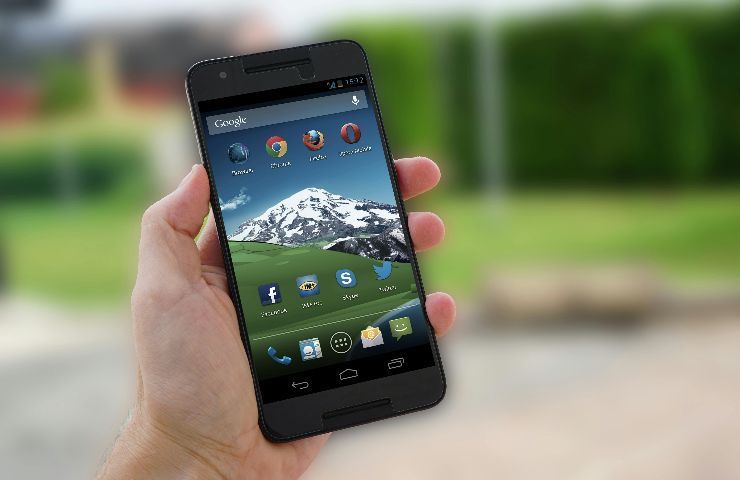 Smartphone con Android OS