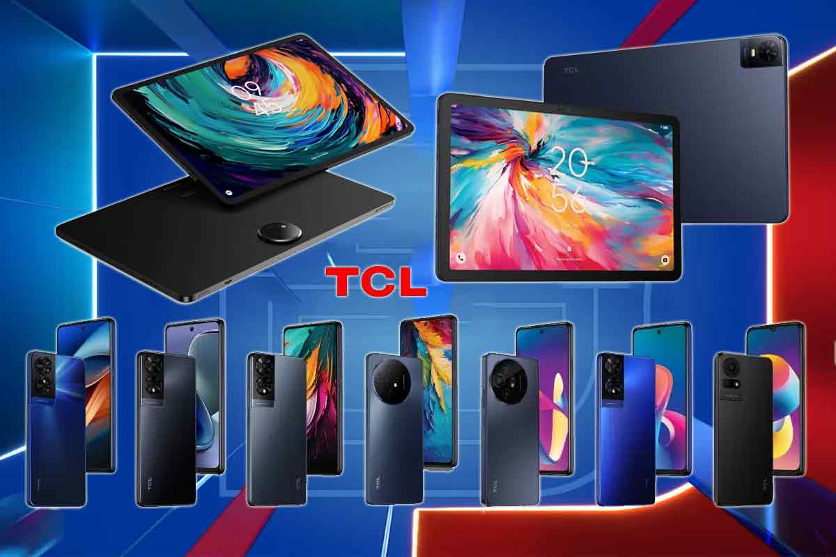 CES 2024 - tablet e smartphone TCL