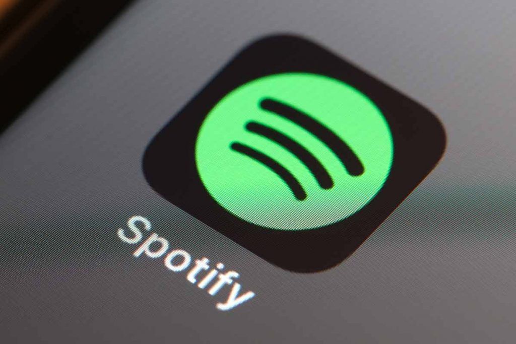 logo app Spotify su Apple iPhone con iOS