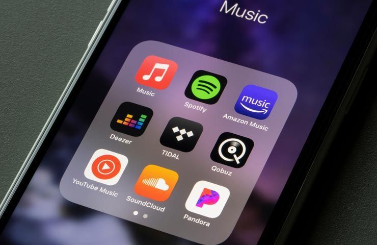 principali app di streaming musicale per smartphone