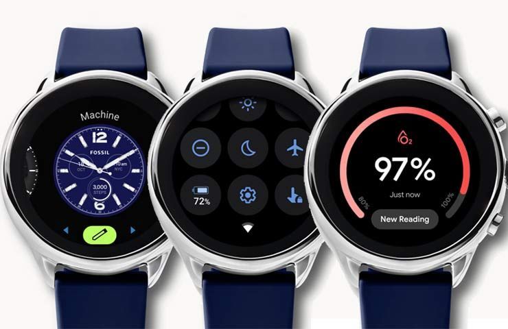 smartwatch Fossil Gen 6 Series - schermate Google WearOS