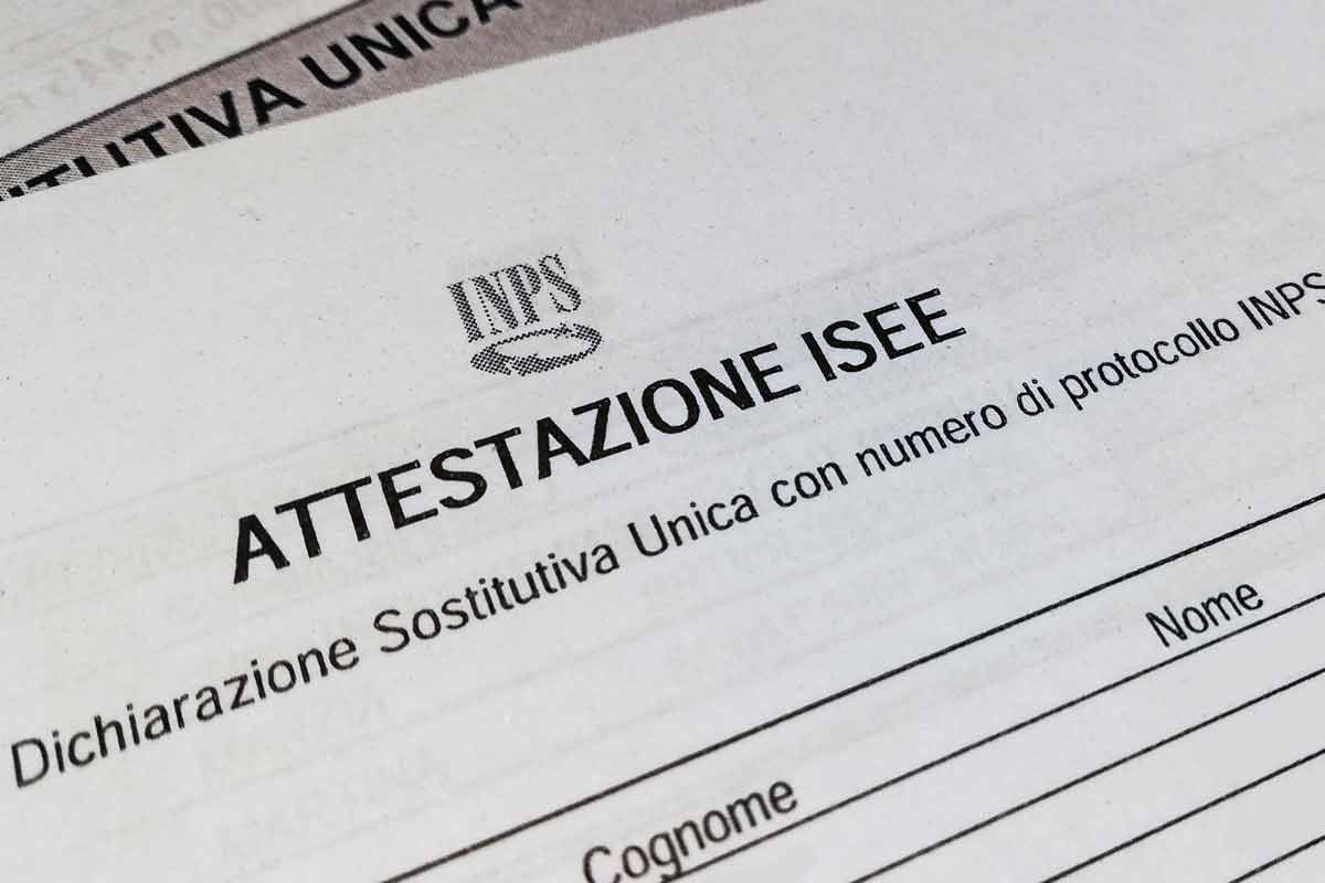 Attestazione Isee