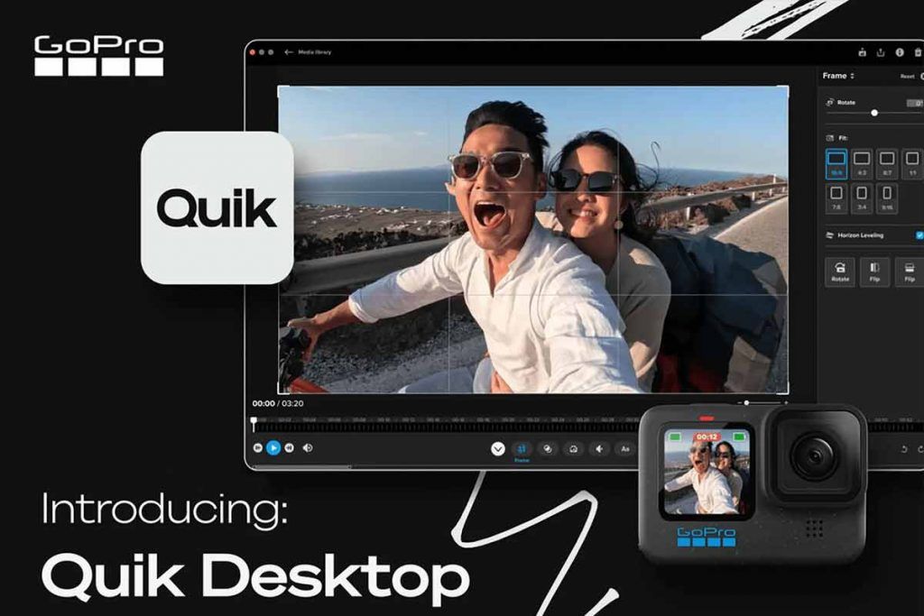 GoPro lancia app Quik per desktop
