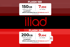 Iliad Flash 150 e Flash 200 - Febbraio 2024