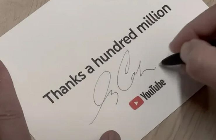 Lyor Cohen, Global head of music di YouTube, ringrazia per il traguardo dei 100 milioni di abbonati