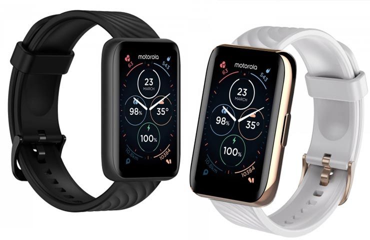 Motorola Moto Watch 40 nelle colorazioni Phantom Black e Rose Gold