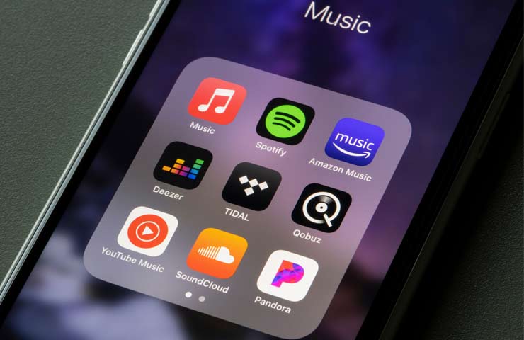 app di streaming su smartphone per chi ha hobby per musica
