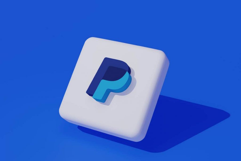 logo paypal blu