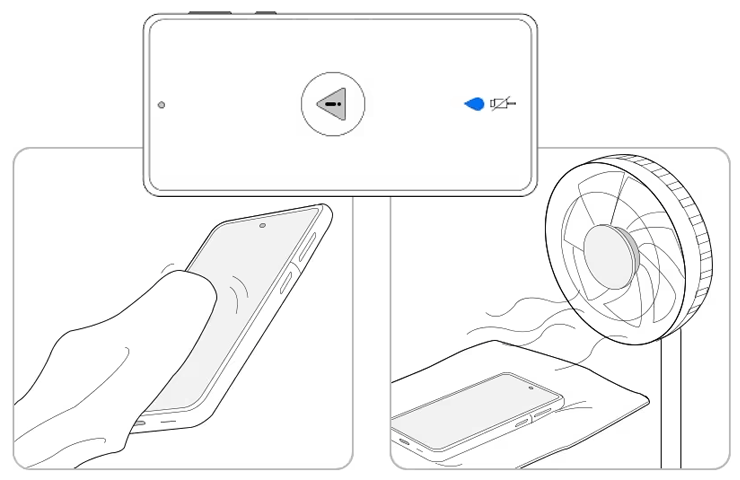 telefono cellulare non carica per presenza umidità