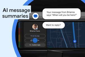 Android Auto - riassunti automatici messaggi con IA
