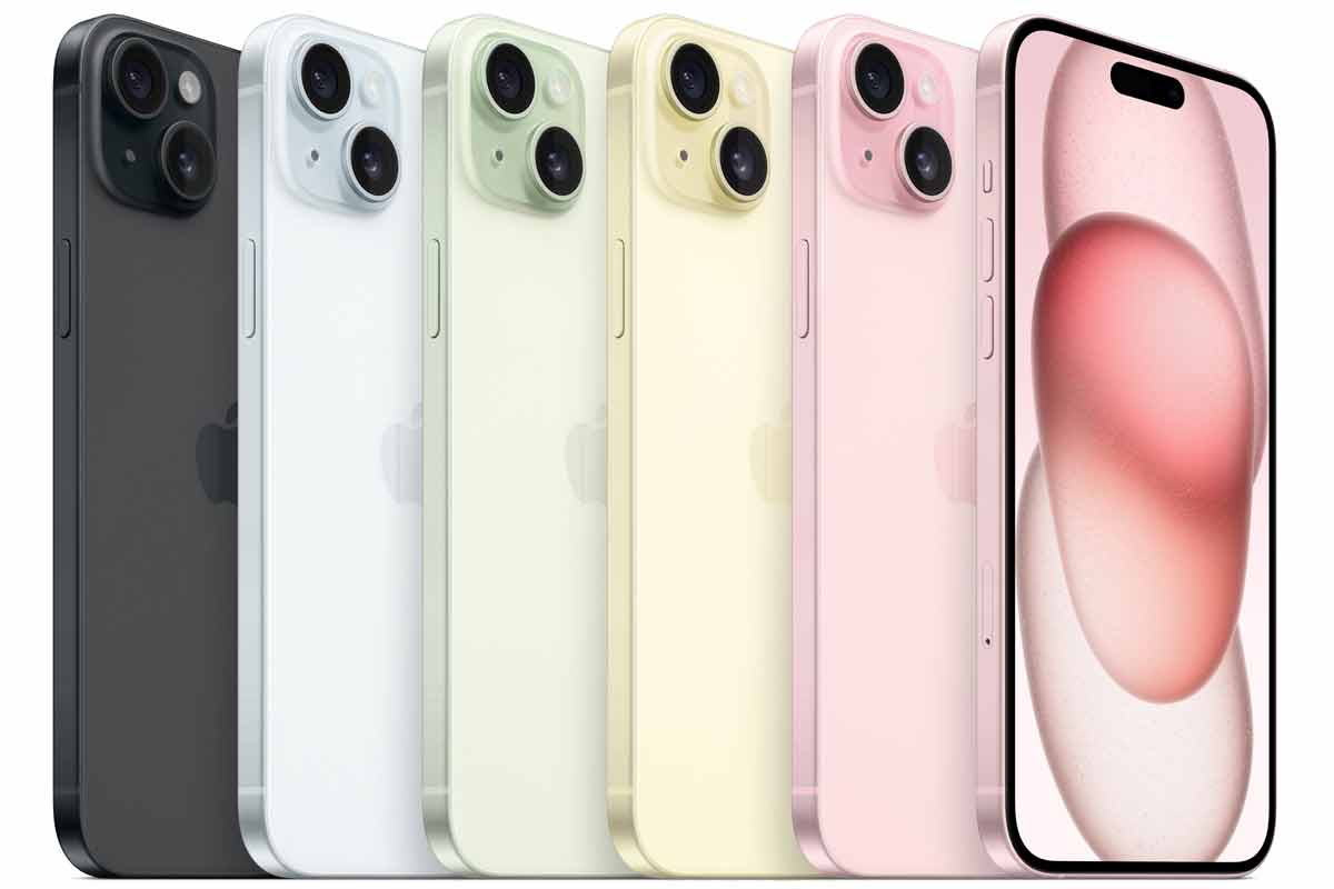 Apple iPhone 15 e iPhone 15 Plus - colori