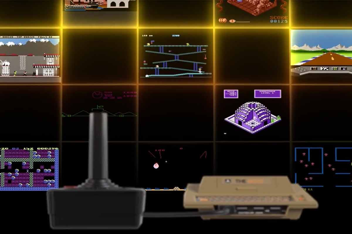 Atari The 400 Mini con schermate giochi