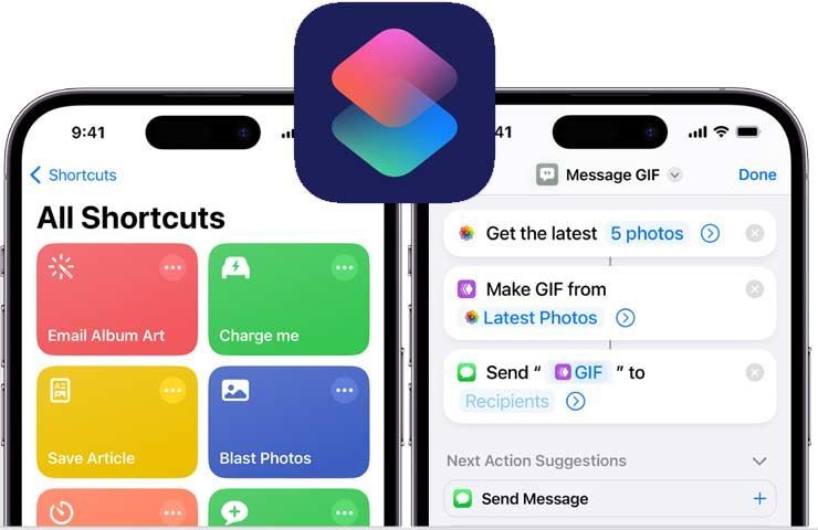 app 'Comandi Rapidi - Shortcuts' di Apple