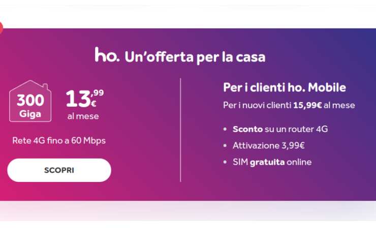 ho mobile offerta