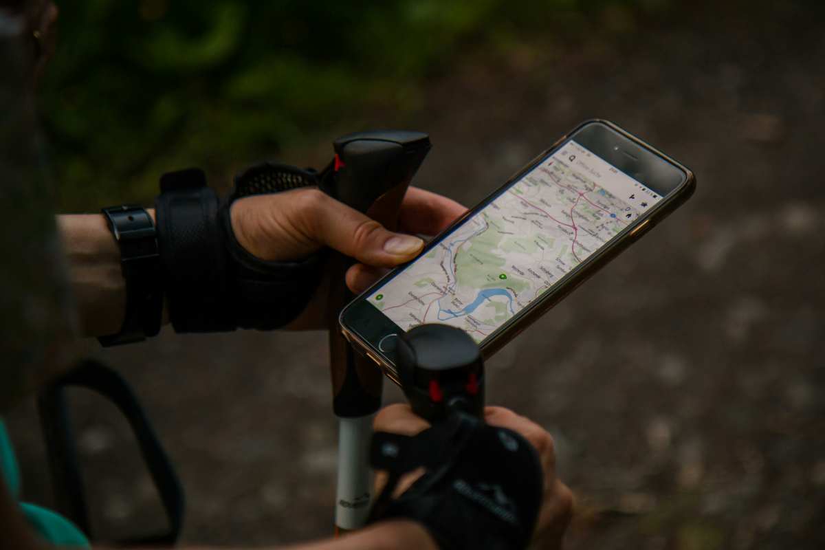 Google Maps in bici