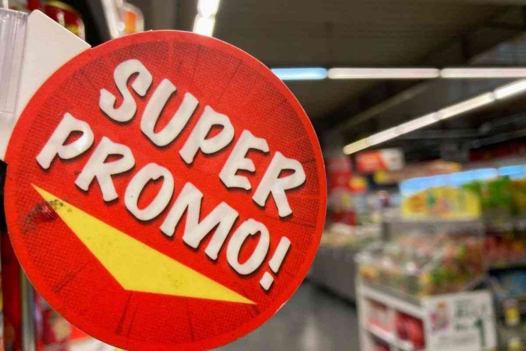 10 Cartellini Prezzo Promozionali Giallo/rosso – 8,5 X 6,4 Cm – Per Supermercato, Negozio, Vendita – Tagliandi Sconto