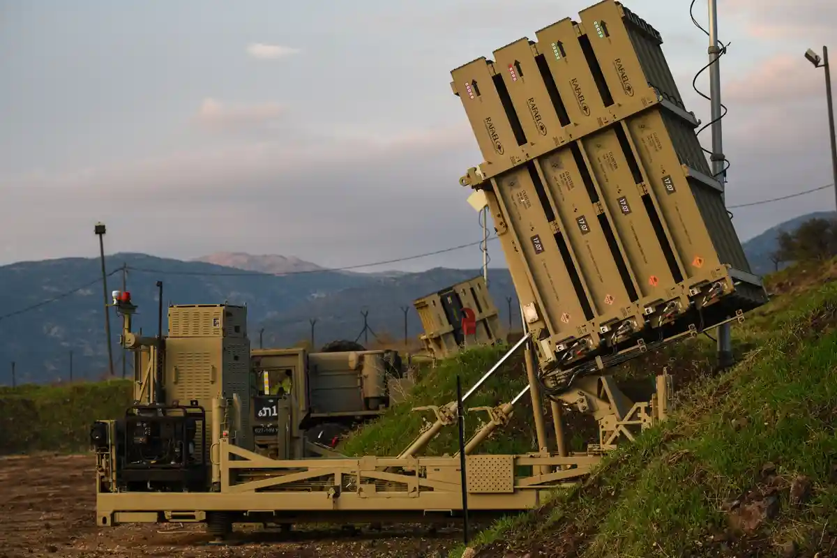 foto di una unità mobile di Iron Dome