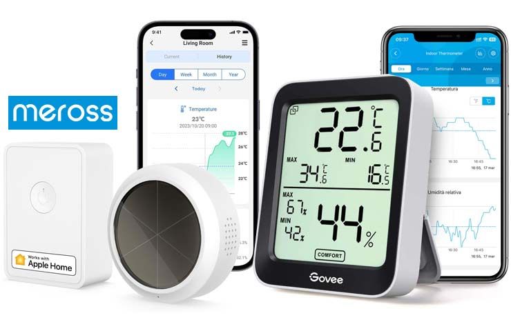 rilevare livelli di umidità in casa con sensori smart