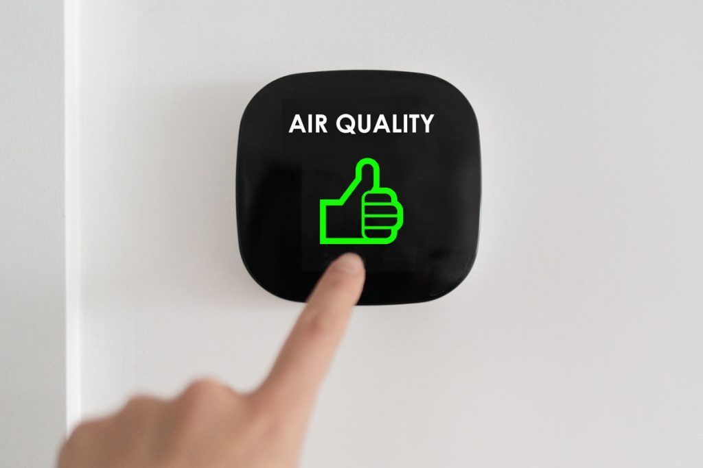 app in sistema che monitora la qualità dell'aria in casa