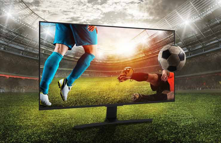 visione sport calcio in televisione
