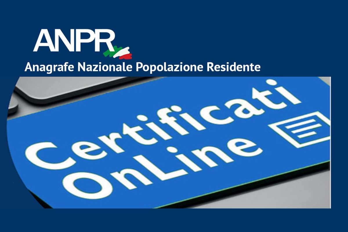 Certificati Stato di famiglia online