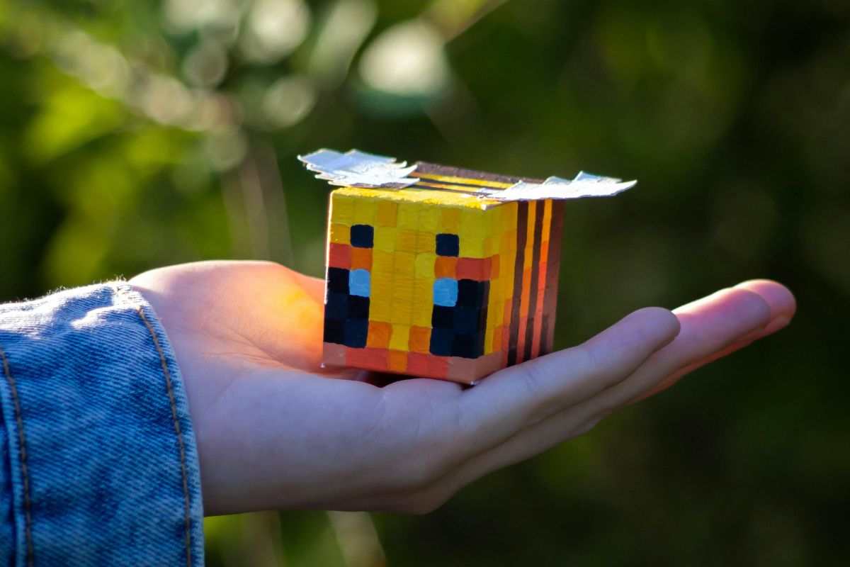 Uccellino creato con Minecraft Uccellino creato con Minecraft