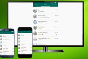 WhatsApp in tv