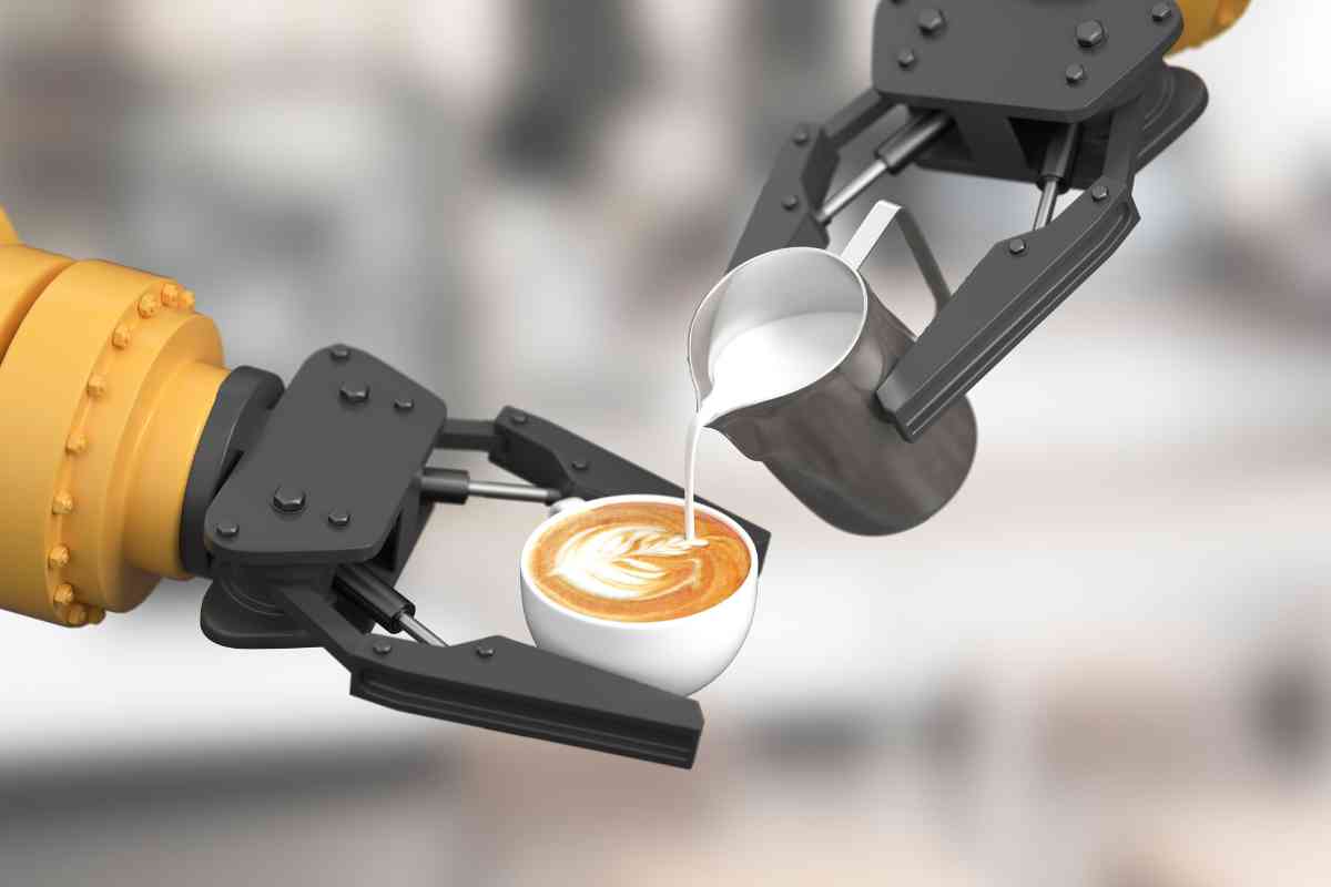 Robot che fa il caffè